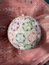 mango Temari ball morning glory 15cm finished product