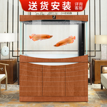 Ruimei fish tank seven seconds Series 7s smart medium partition double-sided living room European ultra-white glass bottom filter aquarium