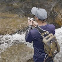Luya outdoor multifunctional waterproof bag shoulder bag flying fishing backpack shoulder shoulder bag