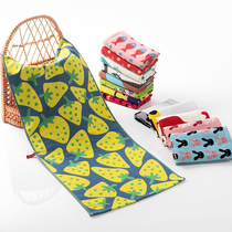 34X76cm three layers of gauze towel cotton washing face household water absorption without hair hair adult bath cotton towel