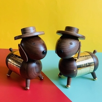 Nordic ins Wind calendar solid wood ornaments 2021 calendar personality creative birthday gift housewarming calendar desktop