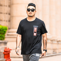 Official website Summer mens clothing Gats up and short sleeves T-shirts Damp Fatts Pure Cotton Casual Compassionate Fags Wide