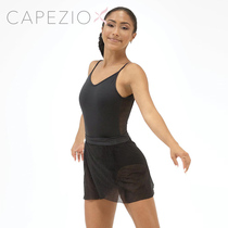 USA capezio ballet practice suit sports gymnastics suit training sling body suit 11502W spot