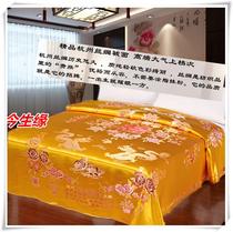 Wedding face Hangzhou silk and satin face quilt cover high grade satin quilt satin Dragon Phoenix silk colorful brocade Mandarin duck joy
