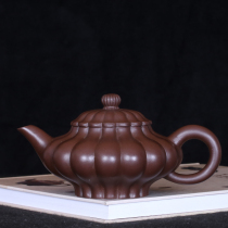 Taiwan returned old purple - sand pot famous master Gu Jizhou Cultural Revolution early hand - made reinforced conjunction