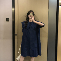 Pregnant woman dress with dress for summer Fashion relaxation big code go out to breast-feed pregnant woman Skirt Spicy Mother Shade slim Doll Dress