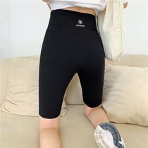 Shark Fish Leather Riding Pants Woman Summer Thin tight Barbie Hip Shorts Liquid Bodybuilding Yoga 50% Spanking Pants