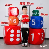 Foam Dice Large Size Solid Large Color Son Teaching Aids Event Props Lucky with extra-large size griddle Giant Stopper