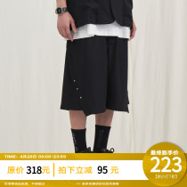 PCLP 2nd Generation Rivet Suit Shorts National Tide Straight Barrel Pants Casual 50% West Pants Man
