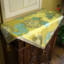 Light extravagant yellow color tea table cloth table cloth round table cloth art square table cloth table cloth bed head cabinet cover cloth anti-dust cover cloth