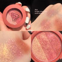 Korea 3ce three-color matte pearlescent eye shadow 2019 new mermaid OVER STAY Peach powder champagne