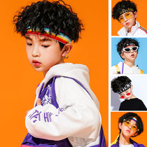 Childrens summer street dance accessories boy hair band hip hop headband tide children hair accessories girl ins jewelry headgear Net Red