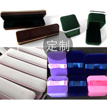 Thai legend jewelry packaging factory spot custom jewelry box bracelet bracelet earrings pendant red flannel Ring Ring red flannel ring ring box