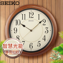 Seiko Japanese Seiko Night Light Wall Clock Silent Vintage Fashion Clock Living Room Office Quartz Wall Watch