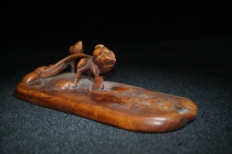 Boutique boxwood carving has more than a pen holder for years a solid wood carving handlebar living room decoration process