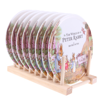 Melamine Nordic heat insulation mat table mat creative household heat-resistant non-slip bowl mat pot plate mat anti-scalding cartoon round