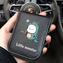 Fashion minimalist drivers license bag lovers intimacy Little Superman Little Monsters Driving license Protective sleeves Men and women Tide Cards