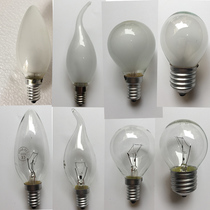 Eye protection matte tungsten wire light source dimmable warm ordinary bulb Edison vintage tungsten wire screw white woven lamp 15W2