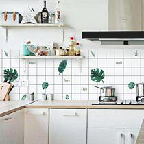 Oil-proof kitchen sticker self-adhesive hearth wallpaper60cm