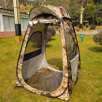 Single fishing rainproof tent outdoor field automatic windshield to keep warm winter small ice fishing special tent