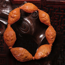 2 0 * 3 5cm Qitian Great Saint Masters work Elegant Collection Of Olive Nuclear Sculptures