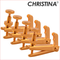 Violin metal fine-tuning string hook gold-plated