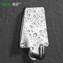 Wardrobe Hook Wall-mounted Wall Clothing Cap Hook Clothes Shoes Cabinet Xuanguan Hanging Clothes Hook Single Idea Free Stiletto Stainless Steel