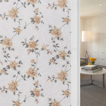 Frosted anti-peep glass sticker window transparent opaque toilet anti-light bathroom blackout window window paper film