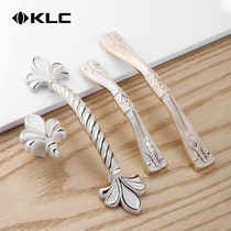 KLC European antique kitchen cabinet door small handle American pastoral drawer handle