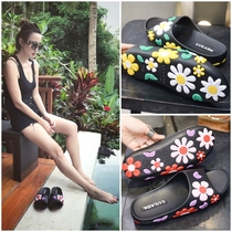 Liu Wen Song Jia star same womens slippers female summer indoor non-slip soft soles bathroom home slippers home shoes