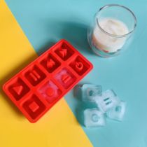 Net red small ice grid creative ice hockey quick freezer homemade ice box ice cream ice cream model ice silicone ice bag mold