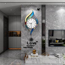 Simple watch wall clock living room net red light luxury atmosphere wall clock personality creative home fashion Nordic decorative clock