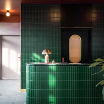 Fish Love Sugar Bar Mosaic Toilet Kitchen Pink Ink Green Tile White Wall Brick Balcony Mesh Red Brick