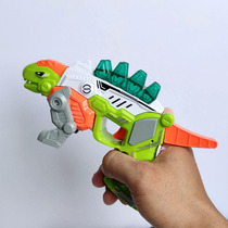 Children Little Dinosaur Toy Gun Baby Cartoon Two-in-one Shapelight Gun Boy Puzzle-resistant toy