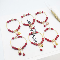 Year of the Ox new Year of life bracelet female festive red Zodiac Lucky Cat activity gift gift jewelry
