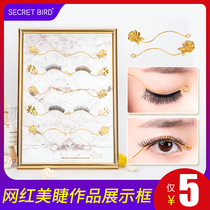 Eyelash display stand playing version of the high-grade eyelash grafting tool display board Magnetic try-on display box exercise angel