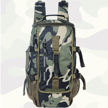 Big backpack shoulder bag mens oversized camouflage outdoor multi-purpose womens mountaineering travel bag waterproof cloth bag