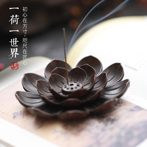 Creative Japanese line incense insert manual incense burner point incense burner for lotus incense holder