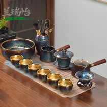 LAREEY GREEY Kung fu tea set household office cover cup ceramic tea cup tea pot