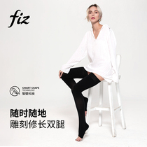 FIZ black socks high socks cross-knee socks Four Seasons universal sweet commuter thigh socks