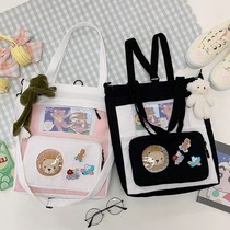 Sails Cloth Bag Woman Inclined Satchel Handbag Brief Multipurpose Large Capacity Student Single Shoulder Carrying Book Bag 2021 New Cloth Bag Bag