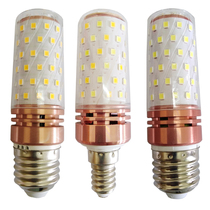 High power lighting LED bulb household screw e27 non-strobe energy-saving lamp light source warm white light