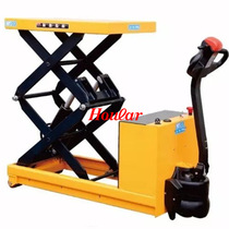 ET100-150 full electric lifting platform truck 1 ton semi-automatic lifting machine hydraulic lifting trolley handling forklift