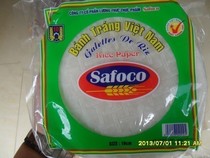 Vietnam Safoco Crystal raw spring roll rice paper 16cm 200g supply all kinds of food sauce all year round