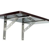 Juyuanpai thickened stainless steel triangle bracket Wall laminate support bracket Buddha niches support frame