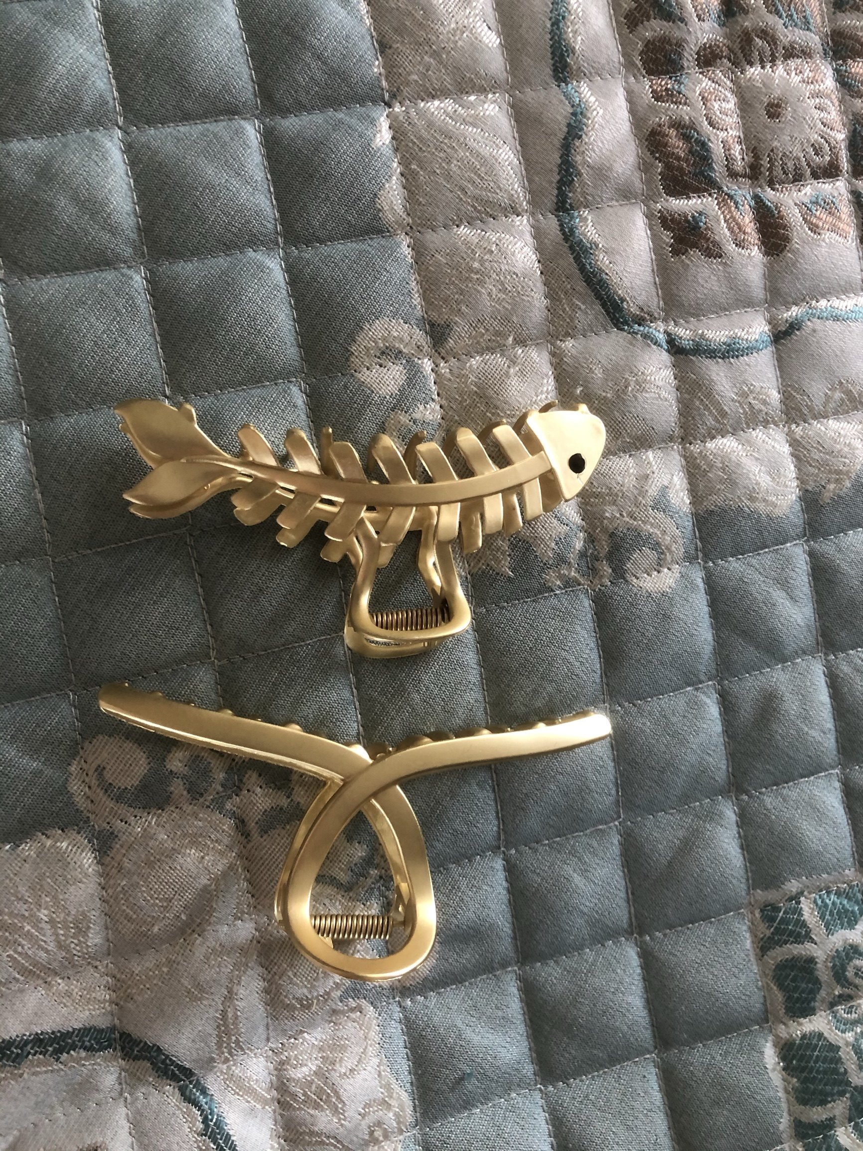 抓夹女夏后脑勺盘发发夹金属精致珍珠夹子鲨鱼夹发饰气质头饰发卡