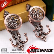 High-grade European rose zinc magnesium alloy curtain hanging ball wall hook hook 24 yuan a pair of parts of the area