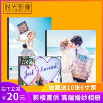 Crystal album custom printing High-definition mobile phone photo Personal photo studio Wedding photo book production package design