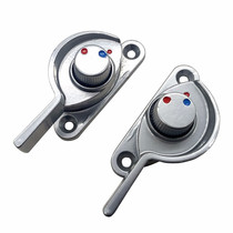 Aluminum alloy steel door and window Crescent lock insurance Crescent lock window lock door and window Crescent lock red and blue safety lock