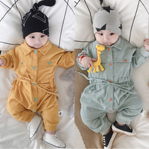 Baby jumpsuit spring outer wear suit outer clothing cute boy baby baby Autumn dress Spring Autumn